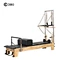 Solid Oak Pilates Reformer with Half Tower